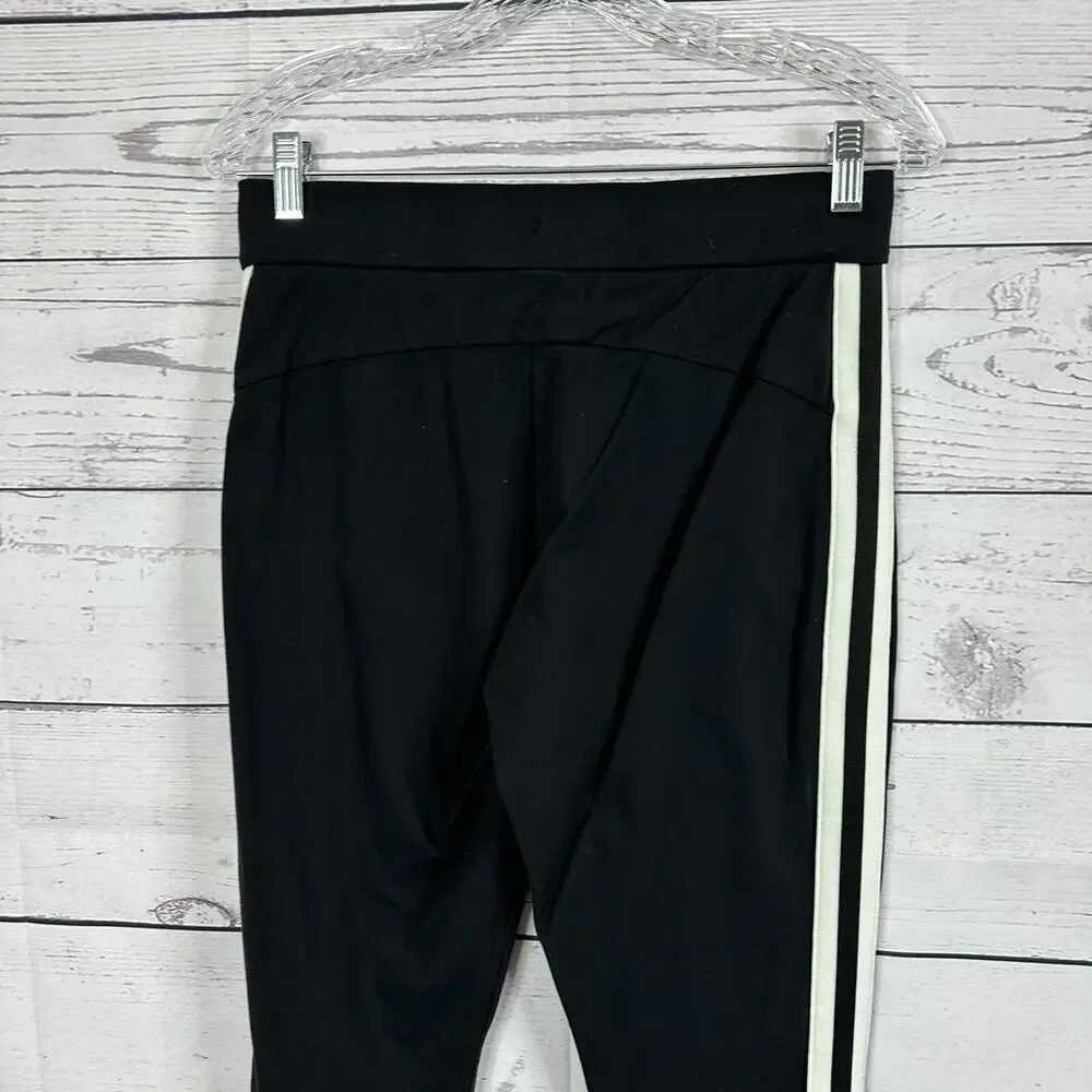 Athleta Pants Womens‎ XS Black Venice Jogger Side Strip Elastic Waist Tapered